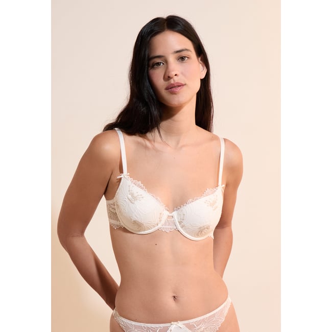 Soutien-gorge N.4 - Le coques fines en broderie florale FAVEUR - ETAM