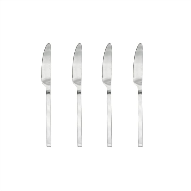 Couteau en métal LIVING Couleur gris <span itemprop=