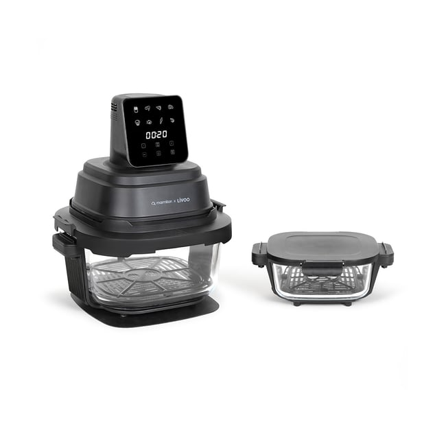 Friteuse sans huile Crousti'R - Livoo x Marmiton noir <span itemprop=