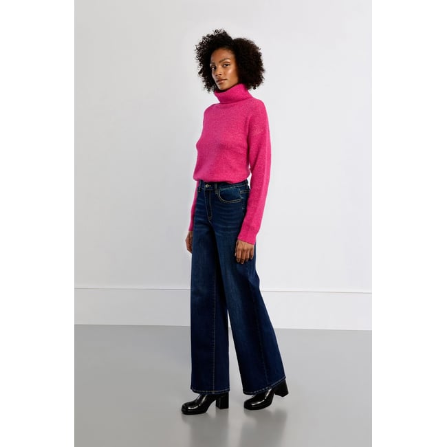 Denim taille haute, large - LILI SIDONIO
