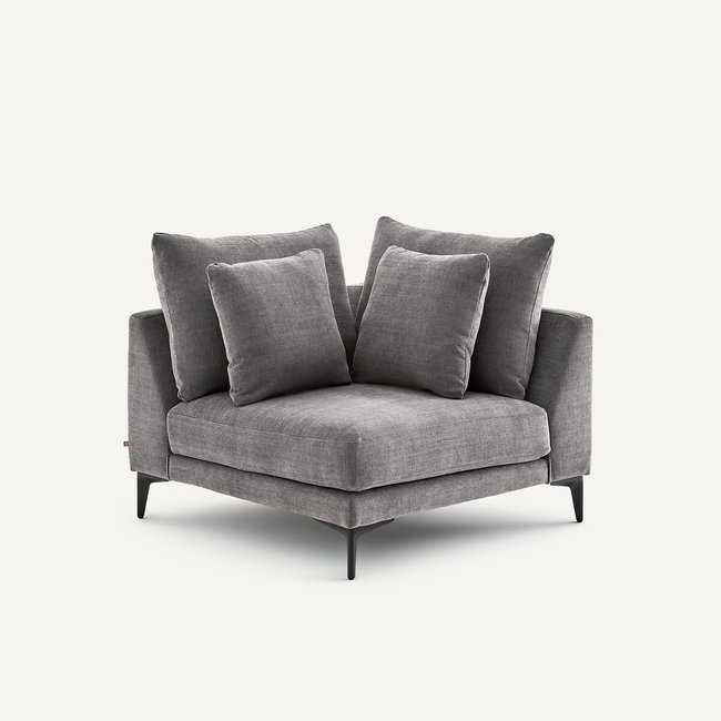 Canapé d'angle en polyester coton, MODERNISTE, design Emmanuel Gallina - AM.PM