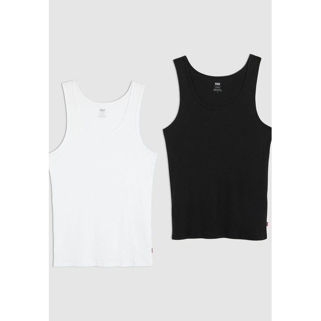 2er-Pack Tops schwarz + weiss <span itemprop=