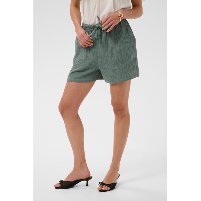 Shorts casual vert balsam green <span itemprop=