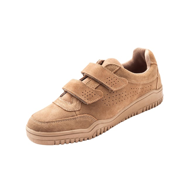 Chaussures cuir à scratch extra-larges - PEDICONFORT