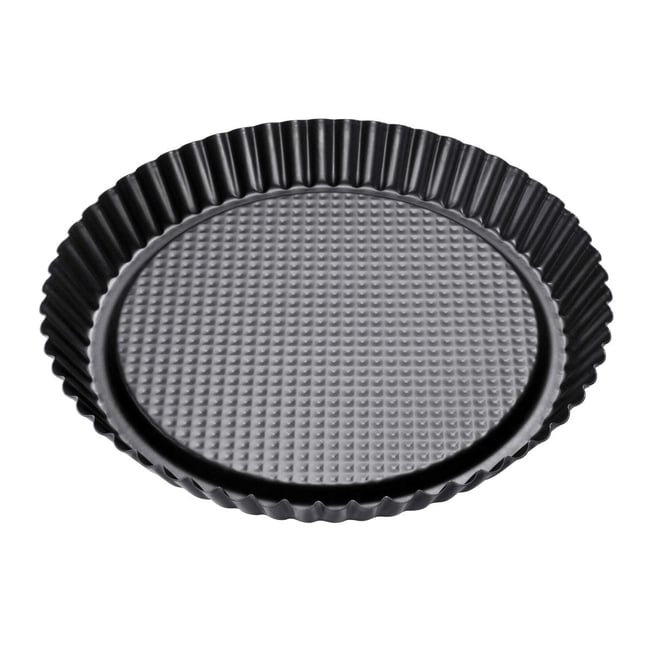 Moule à tarte renversée 28 cm BLACK METALLIC noir <span itemprop=