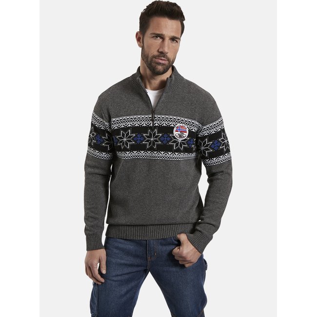 Pull EERU gris foncé <span itemprop=