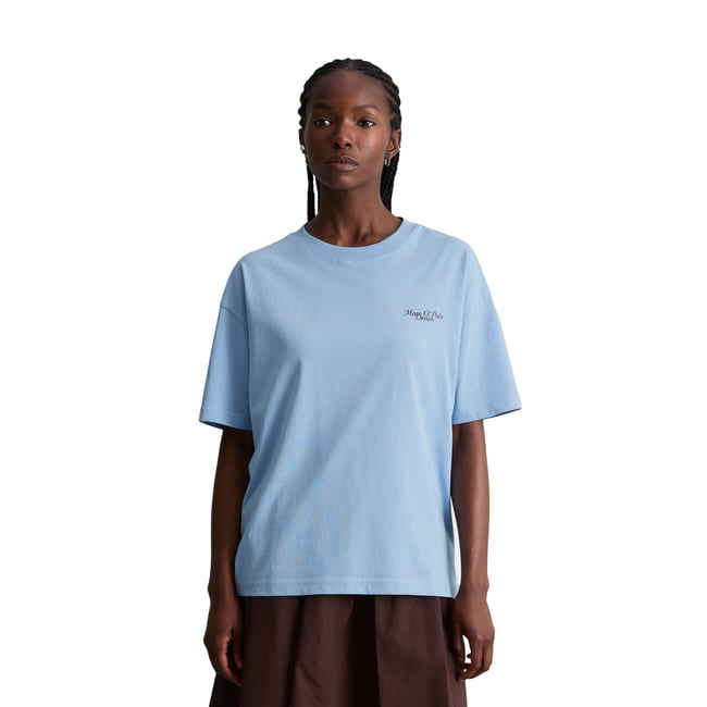 T-shirt à logo relaxed en coton organique - MARC O’POLO DENIM