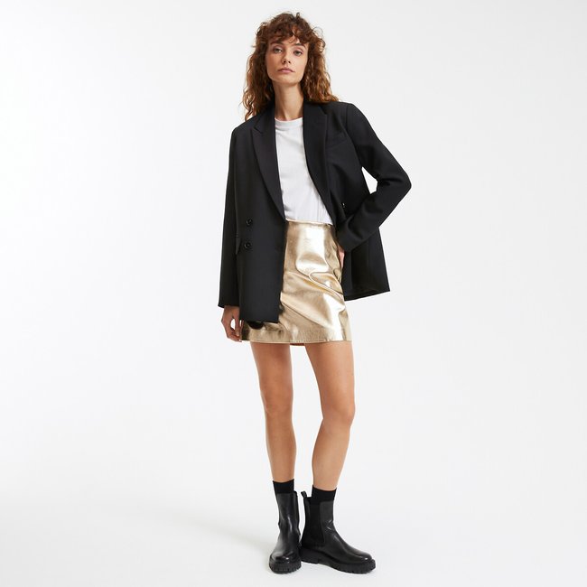 La redoute leather skirt sale