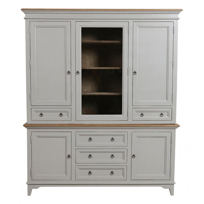 Buffet 5 portes 5 tiroirs - ESQUISSE Couleur blanc <span itemprop=