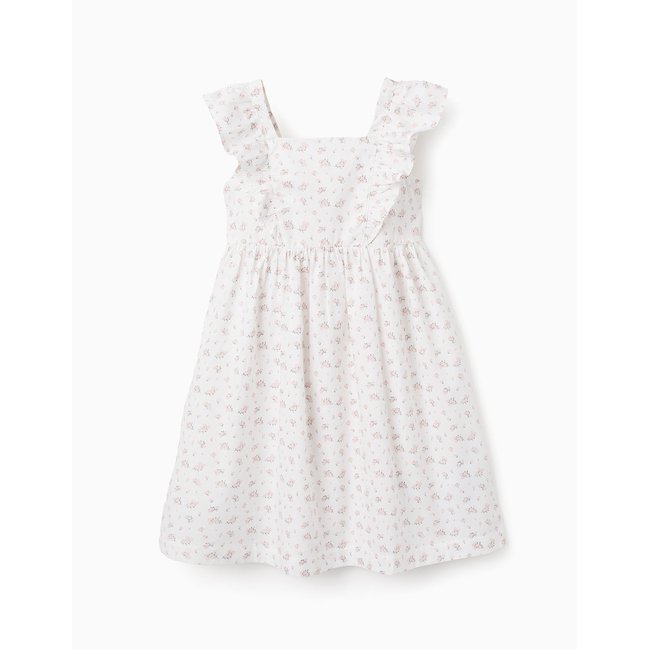 Robe Florale en Coton avec Volants - ZIPPY