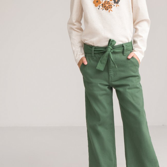 Pantalon cargo 3 14 anos caqui La Redoute Collections La Redoute