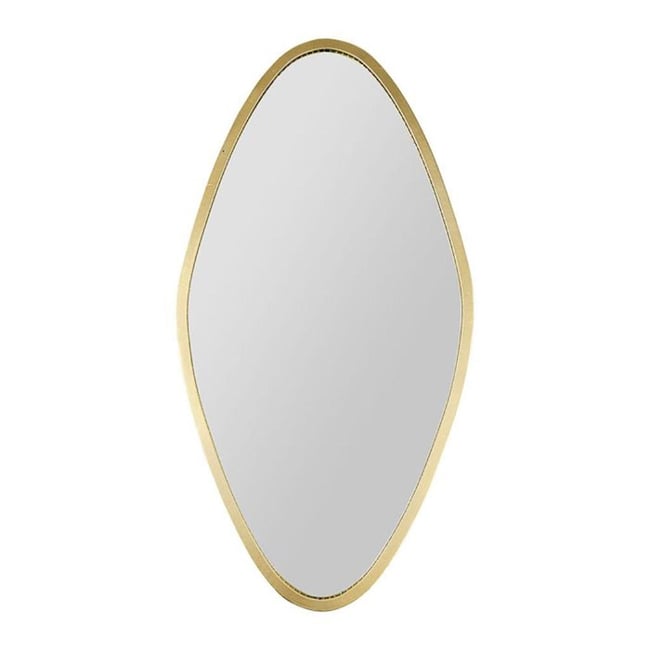Miroir Métal Doré Minéral Couleur v019843 <span itemprop=