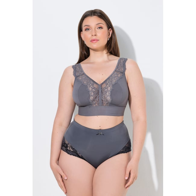 Bralette gris foncé <span itemprop=