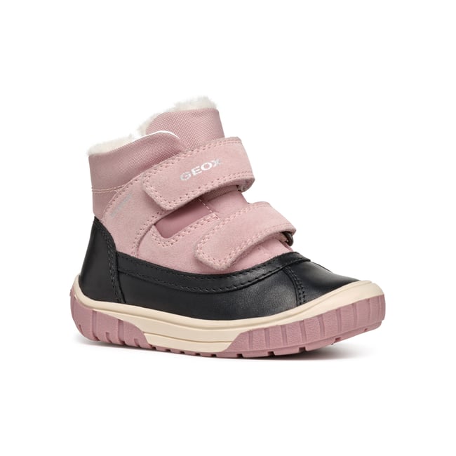 Bottines  B OMAR  WPF noir/rose <span itemprop=