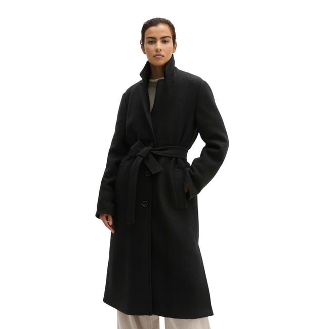 Manteau en laine coupe ajustée en laine bouillie - MARC O'POLO