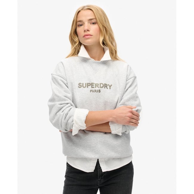 Sweat ras du cou ample Sport Luxe - SUPERDRY