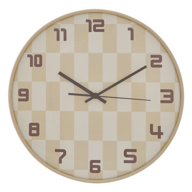 Horloge Larry D.36cm beige - ATMOSPHERA