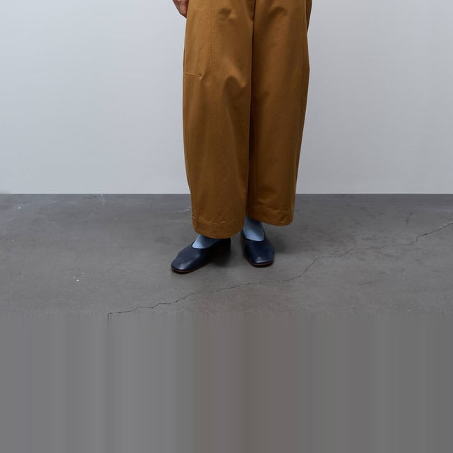 Pantalon barrel en coton avec poches côtés - MONOPRIX