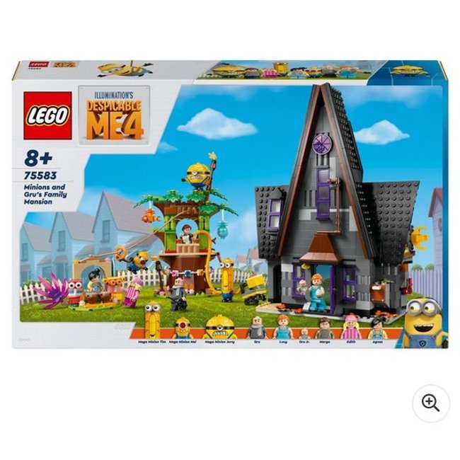 LEGO Moi, Moche et Méchant - Le manoir de Gru et ses Minions - Set 75583 bleu <span itemprop=