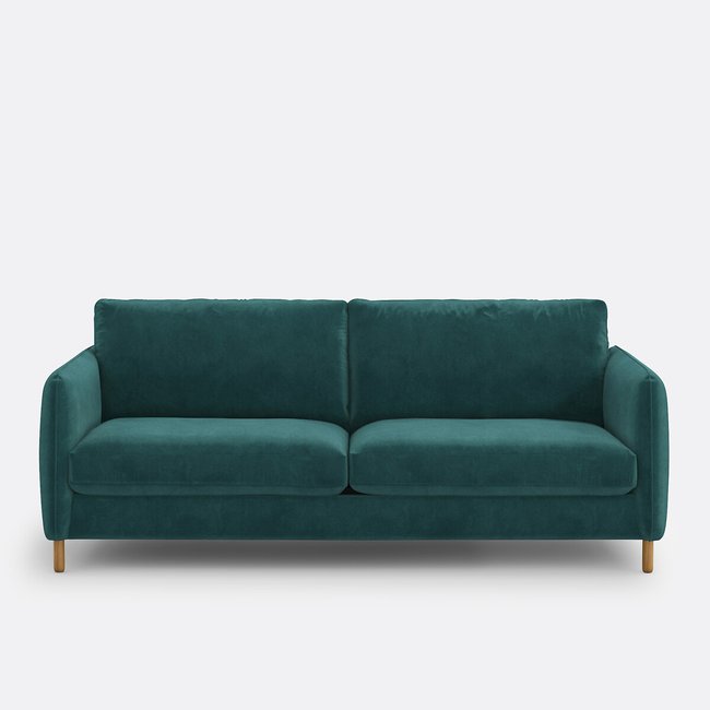Sofá de terciopelo, 4 plazas Loméo - LA REDOUTE INTERIEURS