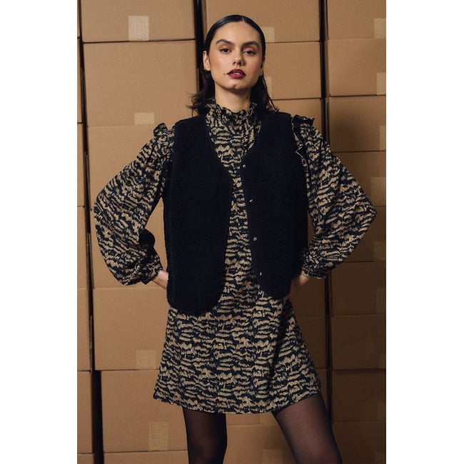 Veste sans manches, imitation mouton - LILI SIDONIO