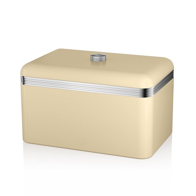 Retro Bread Bin in Cream, cream, SWAN