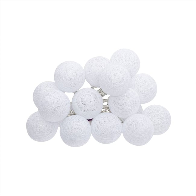 Guirlande LED 16 boules à pile TARA - ATMOSPHERA