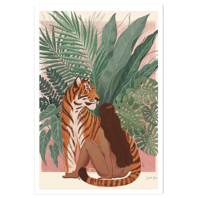 Poster jungle woman - HEXOA
