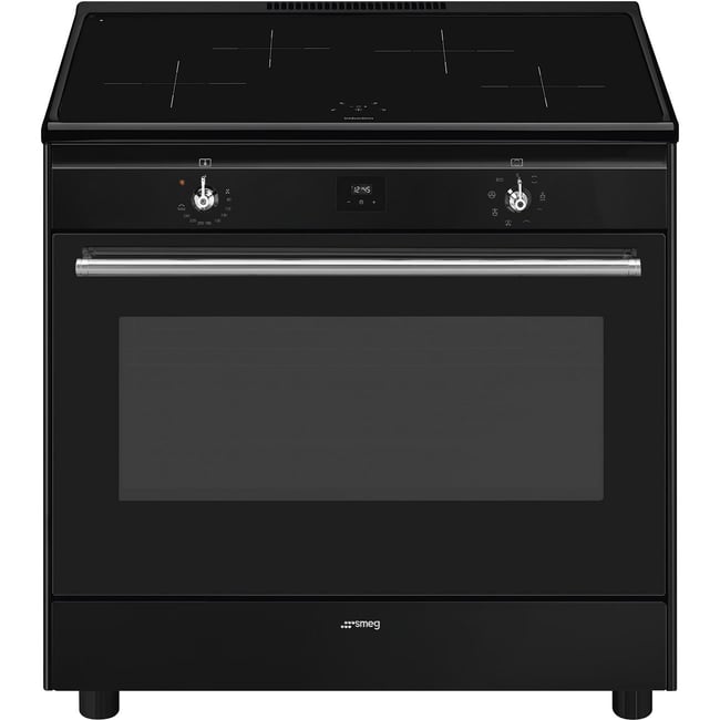 Piano de cuisson induction 4 feux 90 cm noir noir <span itemprop=