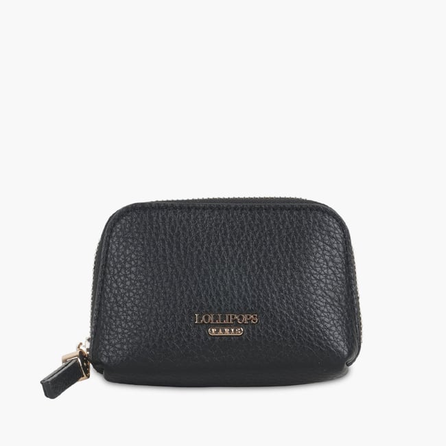 Porte-monnaie  Soyan noir <span itemprop=