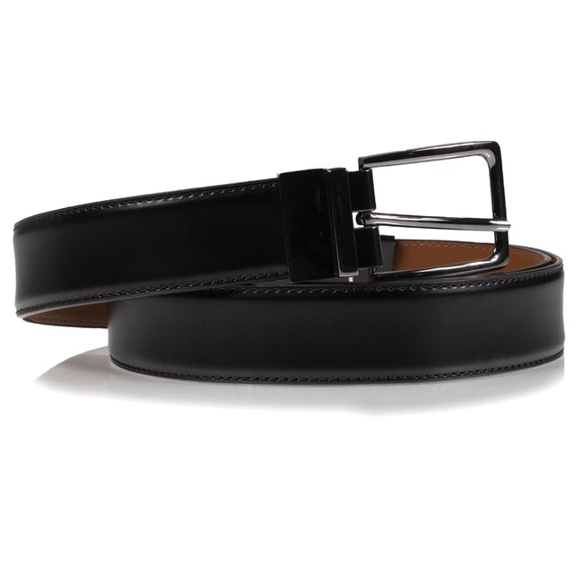 Ceinture réversible multicolor noir/cognac <span itemprop=