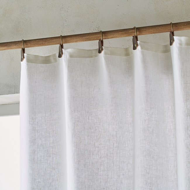 Cortinado em linho lavado com argolas, Private - AM.PM