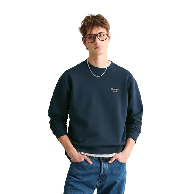 Sweat-shirt relaxed avec un grand imprimé au dos - MARC O’POLO DENIM