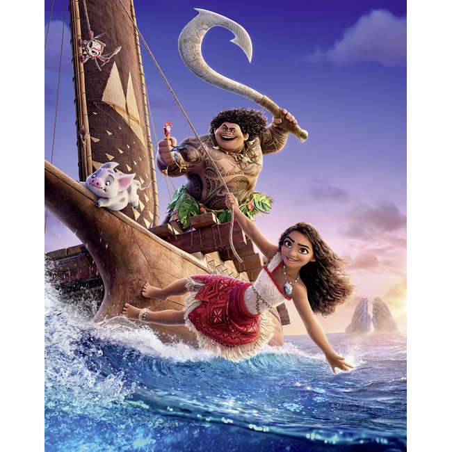 Papier peint Komar - Disney Moana 2 Feel The Ocean - 200 x 250 cm Couleur bleu <span itemprop=