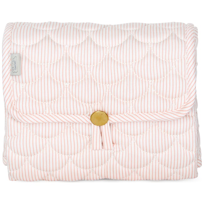 Tapis à langer bébé rose <span itemprop=