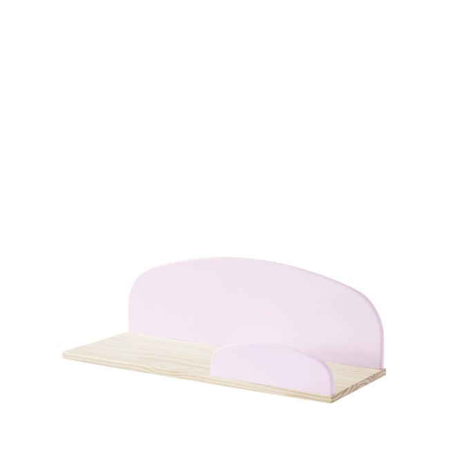 Etagère enfant en bois L65cm- AULIA Couleur rose <span itemprop=