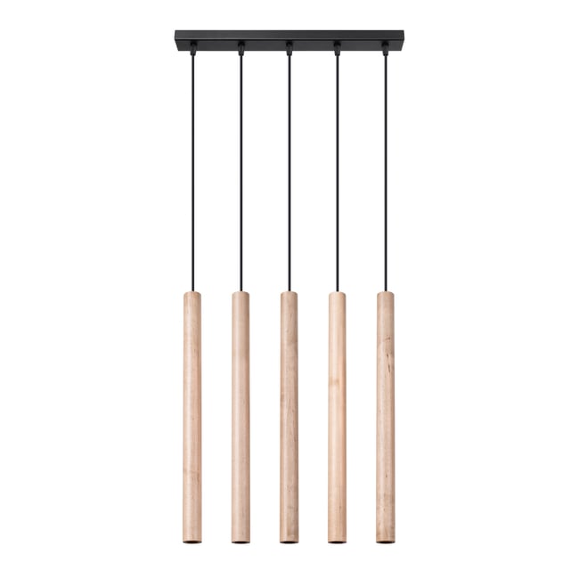 Suspension Acier Bois G9 5 Pastelo Line Couleur marron <span itemprop=