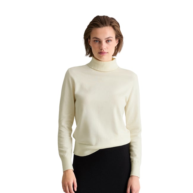 Pull à col roulé regular en Soft Cotton Stretch - MARC O’POLO DENIM