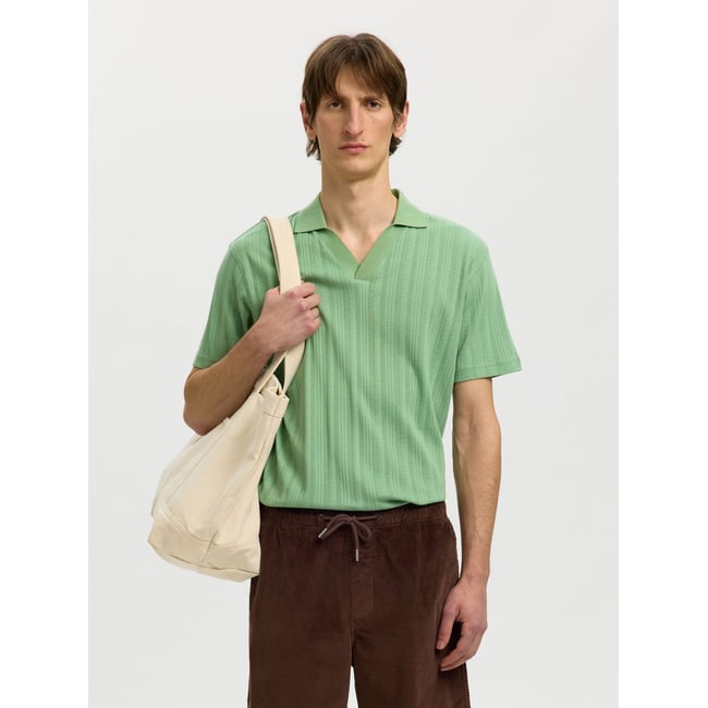 Polo vert - aspen green <span itemprop=
