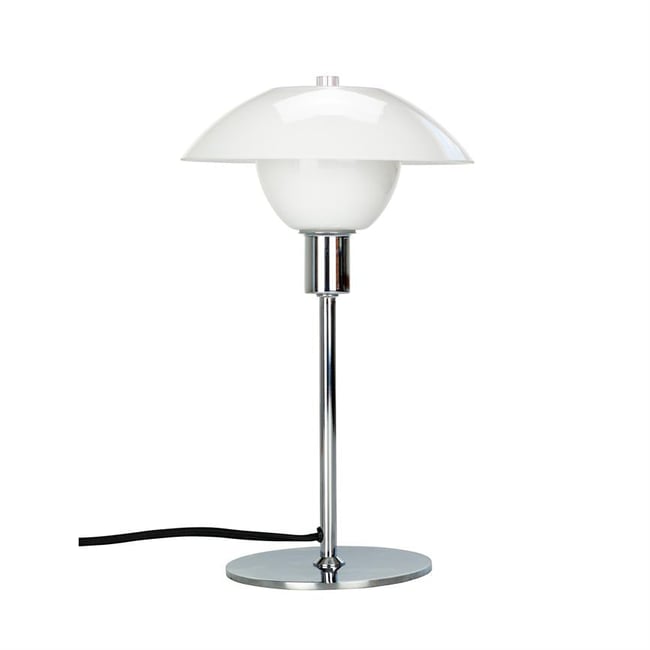 Lampe à poser D20 BERGEN Couleur blanc <span itemprop=