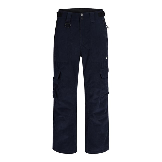 Pantalon cargo, en velours, VERBIER bleu foncé <span itemprop=