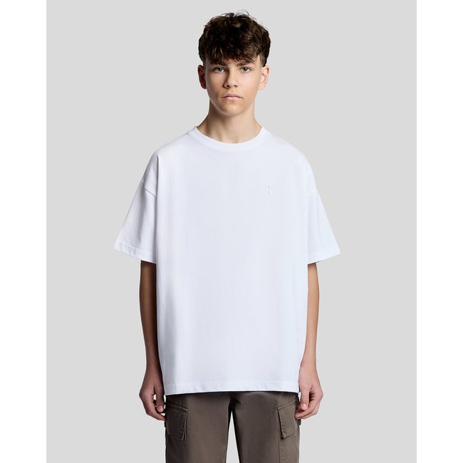 T-shirt épais décontracté blanc <span itemprop=