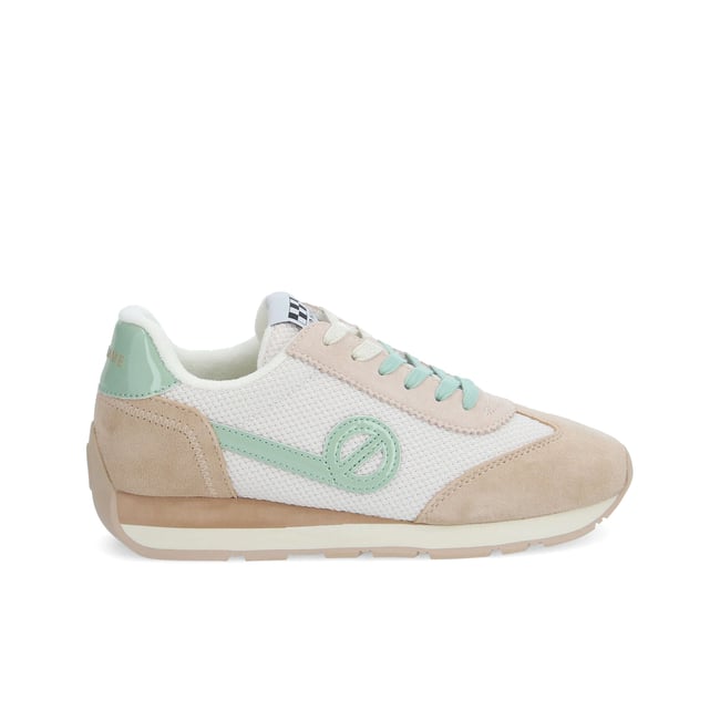 CITY RUN JOGGER -  BLANC CASSE/BEIGE/VERT [
