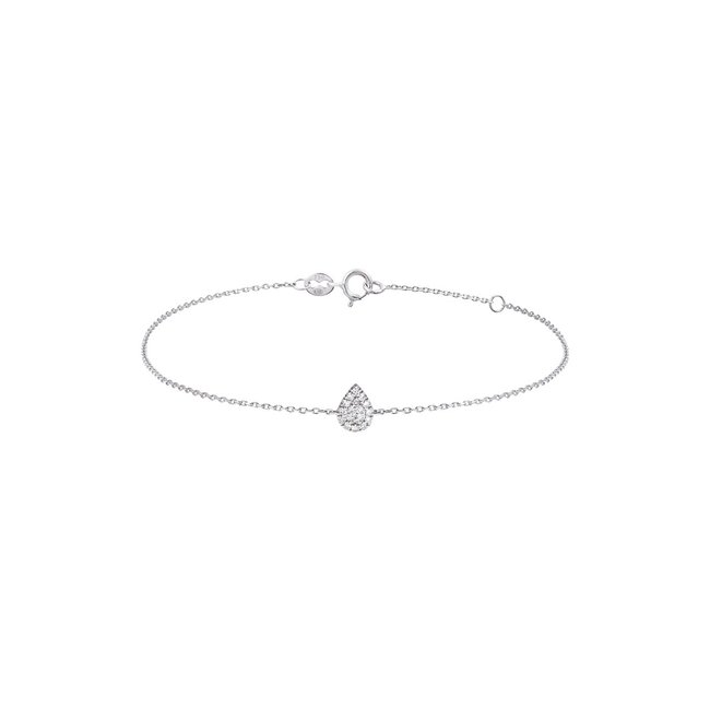 Bracelet Collection or or blanc <span itemprop=
