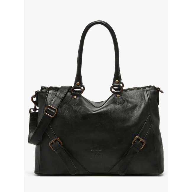 sac porté épaule Strappy cuir black <span itemprop=