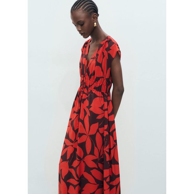 Robe longue imprimée - MANGO