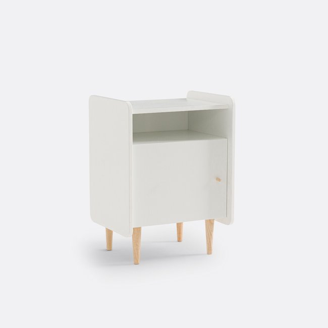 Zag Children's Bedside Table, white, LA REDOUTE INTERIEURS