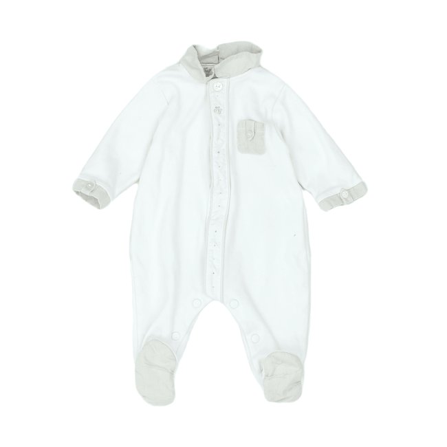 Pyjama bébé - Bon état blanc <span itemprop=