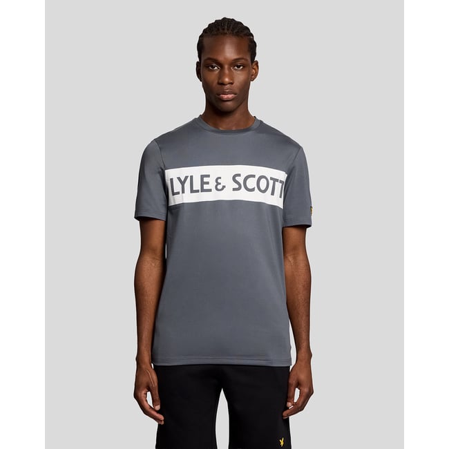 T-shirt Sports logo gris turbulence <span itemprop=