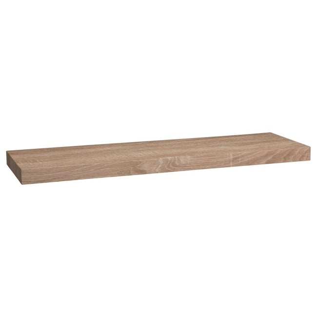 Etagère murale effet bois à fixation invisible FIXY Couleur beige <span itemprop=